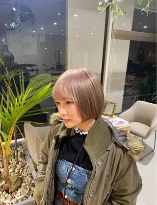 ショート カラー yate'/ Wカラー/小出捷也のヘアスタイル