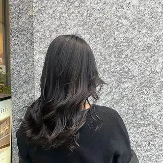 セミロング カラー ✨️美髪✨️透明感カ ラー✨️大泉翔／店長のヘアスタイル