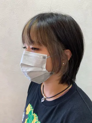 ショート カラー 加藤 遥花のヘアスタイル