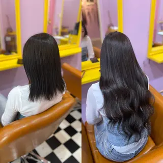 ミディアム チビ編み込みエクステ どぅ〜す/YUIのヘアスタイル