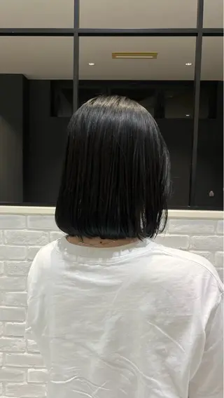 ミディアム カラー パーマ/艶カラー/ 長久手/フウカのヘアスタイル