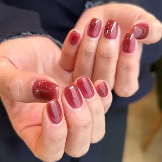 ネイル シンプルネイル Ezura Yumiのネイルデザイン