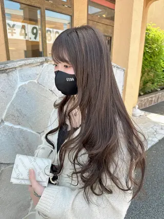 ロング カラー WEST✂︎AKI HIRO✂︎大和高田のヘアスタイル