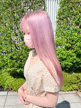 セミロング カラー ヘアアレンジ 柔らかカラー/ レイヤーYUTO🧋のヘアスタイル
