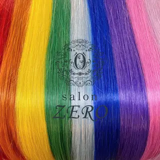 ロング カラー ヘアアレンジ Hair Make Salon ZEROのヘアスタイル