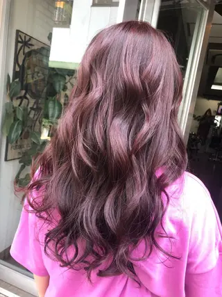 ロング カラー pep natsumiのヘアスタイル