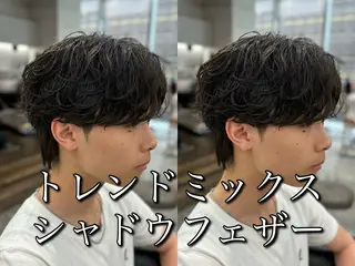 パーマ メンズ 🍐シャドウパーマ メンズ特化/守岡🍐のヘアスタイル