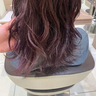 ロング カラー ヘアアレンジ 小白井 由美のヘアスタイル
