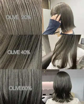 セミロング カラー 表参道🌿赤み消し カラー/チナツのヘアスタイル