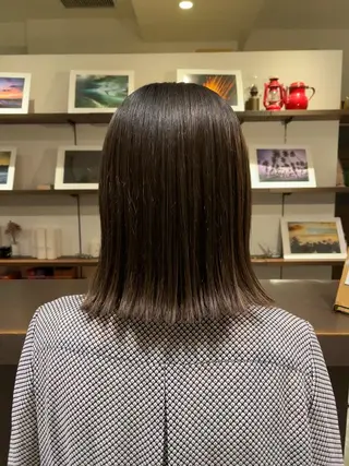 ミディアム カラー HOM chisaのヘアスタイル