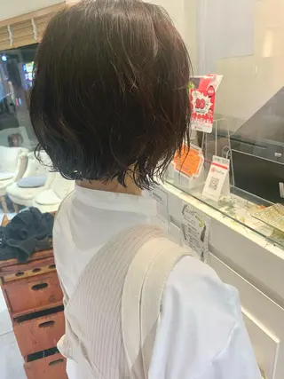 ミディアム 田中 未澪のヘアスタイル