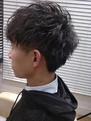 パーマ hase _のヘアスタイル
