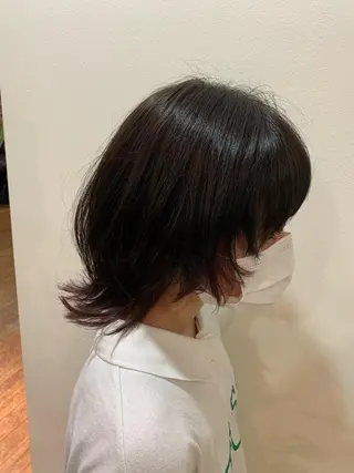 ミディアム カット特化美容師 齋藤桐のヘアスタイル