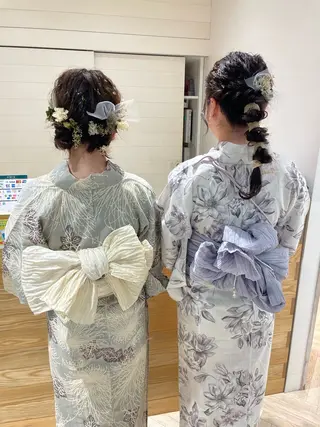 ヘアアレンジ 🎟暖色カラー /アレンジ🎀くるみのヘアスタイル