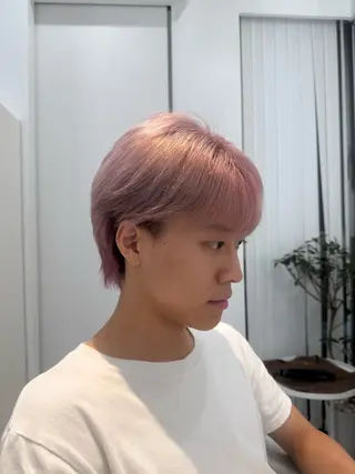 カラー メンズ SAYAKA🫧 メンズ.縮毛／表参道のヘアスタイル