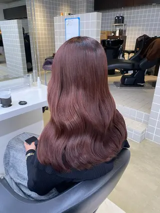 セミロング カラー ヘアアレンジ キッズ TRU Shino🦋のマツエク・マツパデザイン