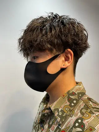 パーマ メンズ メンズ指名no'1 佐藤　亘のヘアスタイル