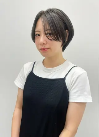 ショート ひかり／ベージュ ／似合わせカットのヘアスタイル