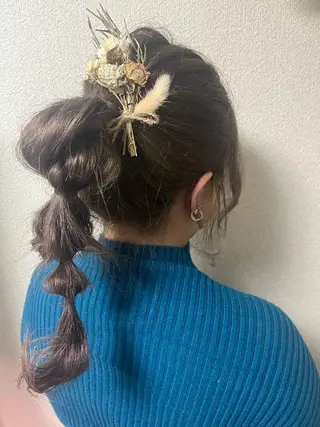 ロング カラー ヘアアレンジ ASAMI /MaisonINEのヘアスタイル