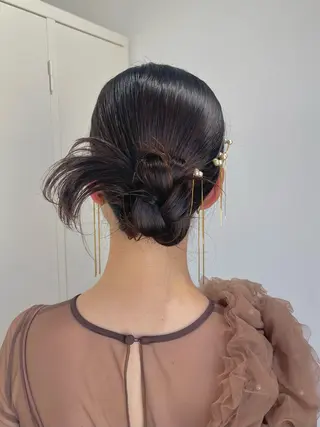 セミロング himeka🪽 アレンジ/ブリーチのヘアスタイル