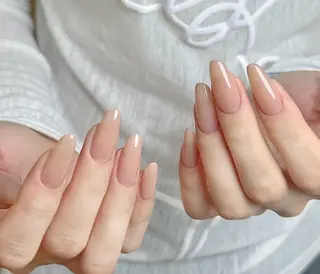 ネイル By moonネイル 🌷ワンホン/韓国風のネイルデザイン