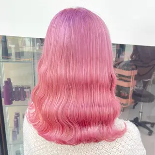 セミロング カラー ヘアアレンジ メンズ 🥀韓国アイドルヘア haru🥀のヘアスタイル