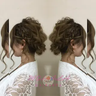 ミディアム ヘアアレンジ Yamauchi natsumiのヘアスタイル