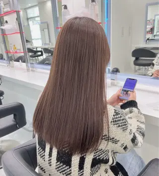 カラー 似合わせ💗骨格矯正 💗透明感カラー💗のヘアスタイル