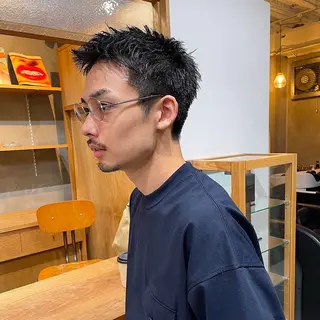 ショート メンズ 渋谷/原宿/メンズ/ コヤマトモヤのヘアスタイル