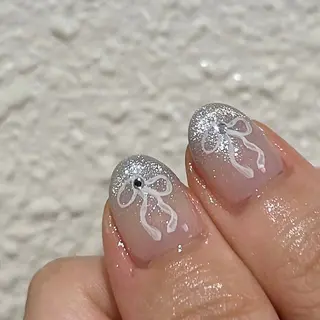 ネイル パラあり！フィルイン 美フォルムのネイルデザイン