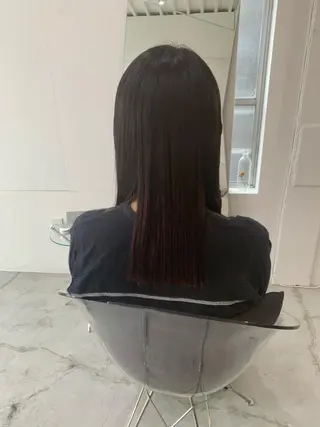 ミディアム 高橋 亜紀のヘアスタイル