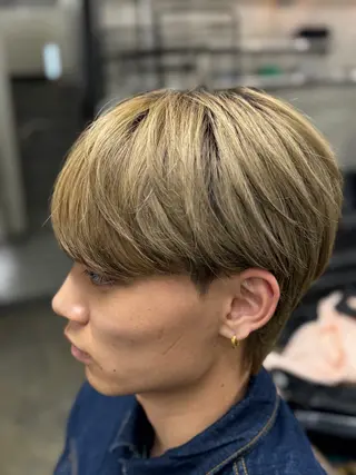 ショート カラー パーマ ヘアアレンジ メンズ メンズ特化酒井翔太 /メンズカット/名駅のヘアスタイル