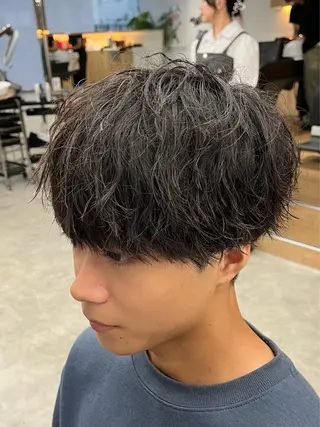 ショート パーマ メンズ 新潟メンズパーマ 新潟駅/小田拓実のヘアスタイル