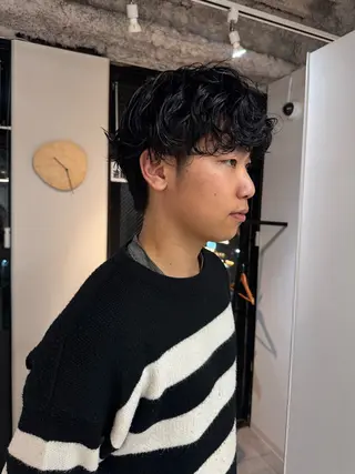 パーマ aya/ブリーチ/ ボブ/ショートのヘアスタイル