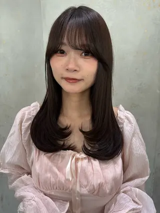 ロング 艶カラー美髪縮毛矯正 /髪質改善✨️ユウキのヘアスタイル