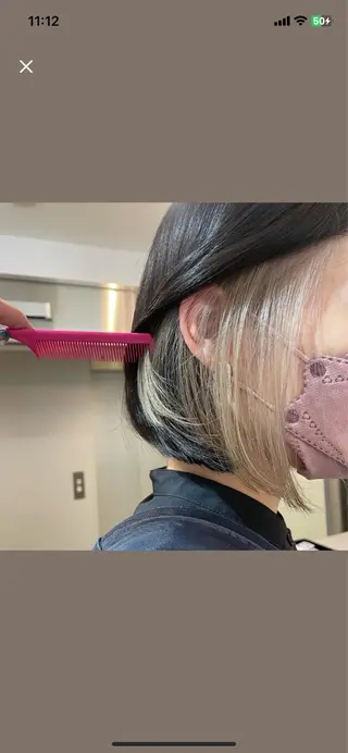 カラー 小川 琉華のヘアスタイル