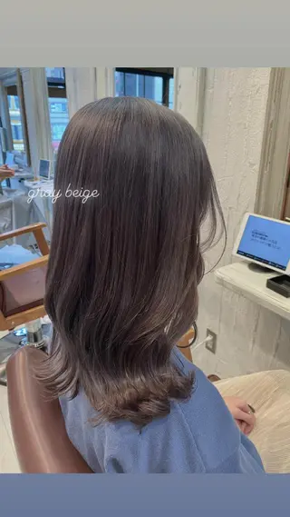ロング カラー 髪質改善/艶カラー 🎀レイヤーカットのヘアスタイル