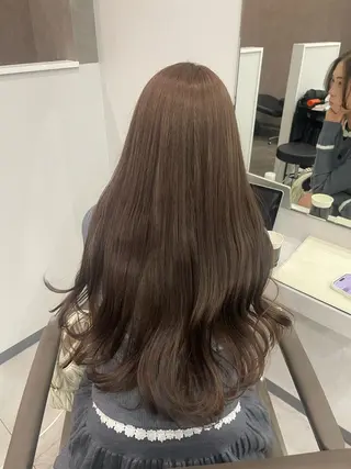 ロング maho/ブリーチ ミルクティー四条大宮のヘアスタイル