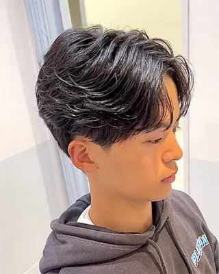 ショート パーマ メンズ 吉田 笙乃のヘアスタイル