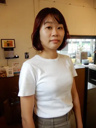 ショート カラー デザインカット🎨 ボブ🫟おざきのヘアスタイル
