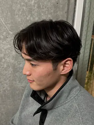 パーマ メンズ 🫧モテパーマ/ツヤ 縮毛/AI🫧のヘアスタイル