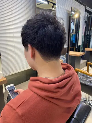 ショート パーマ ヘアアレンジ メンズ キッズ ネイル マツエク・マツパ 透明感カラー🤎 ゆりのヘアスタイル