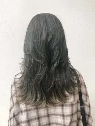 ロング カラー 💙あかみね 💙（mine）のヘアスタイル