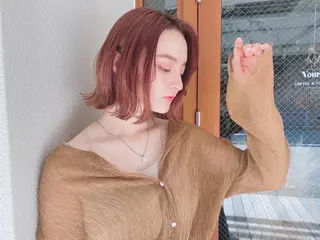 ロング カラー rubik's京橋 店のヘアスタイル