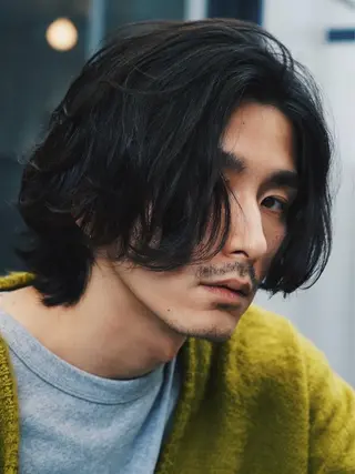 ミディアム メンズ fifth/原宿/ シャドウパーマ/カズのヘアスタイル