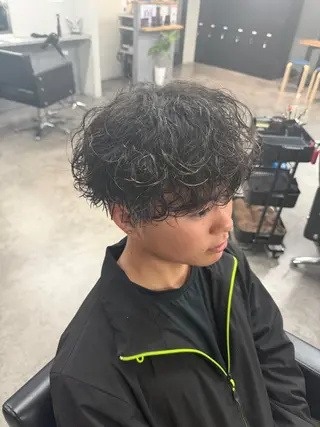 パーマ シャドウパーマ/立川 メンズ/コタロウのヘアスタイル