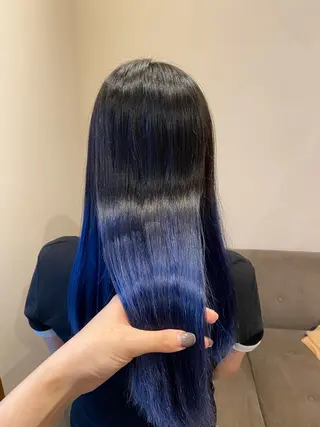 ロング カラー ENIF ヤマグチアツコのヘアスタイル
