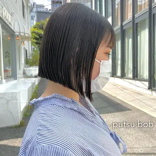 ミディアム ボブ&顔まわりレ イヤー♡TOMOE♡のヘアスタイル