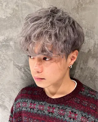 カラー メンズ UMM daichi メンズパーマのヘアスタイル