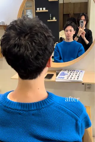 メンズ メンズ指名多数!! 田島史也のヘアスタイル